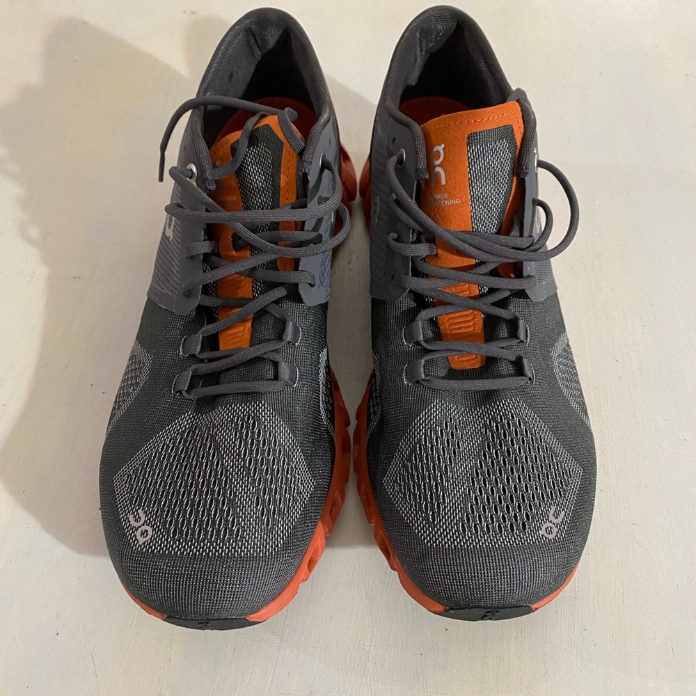 ON Men’s Cloud X, Rust-Rock color, Size 10.5